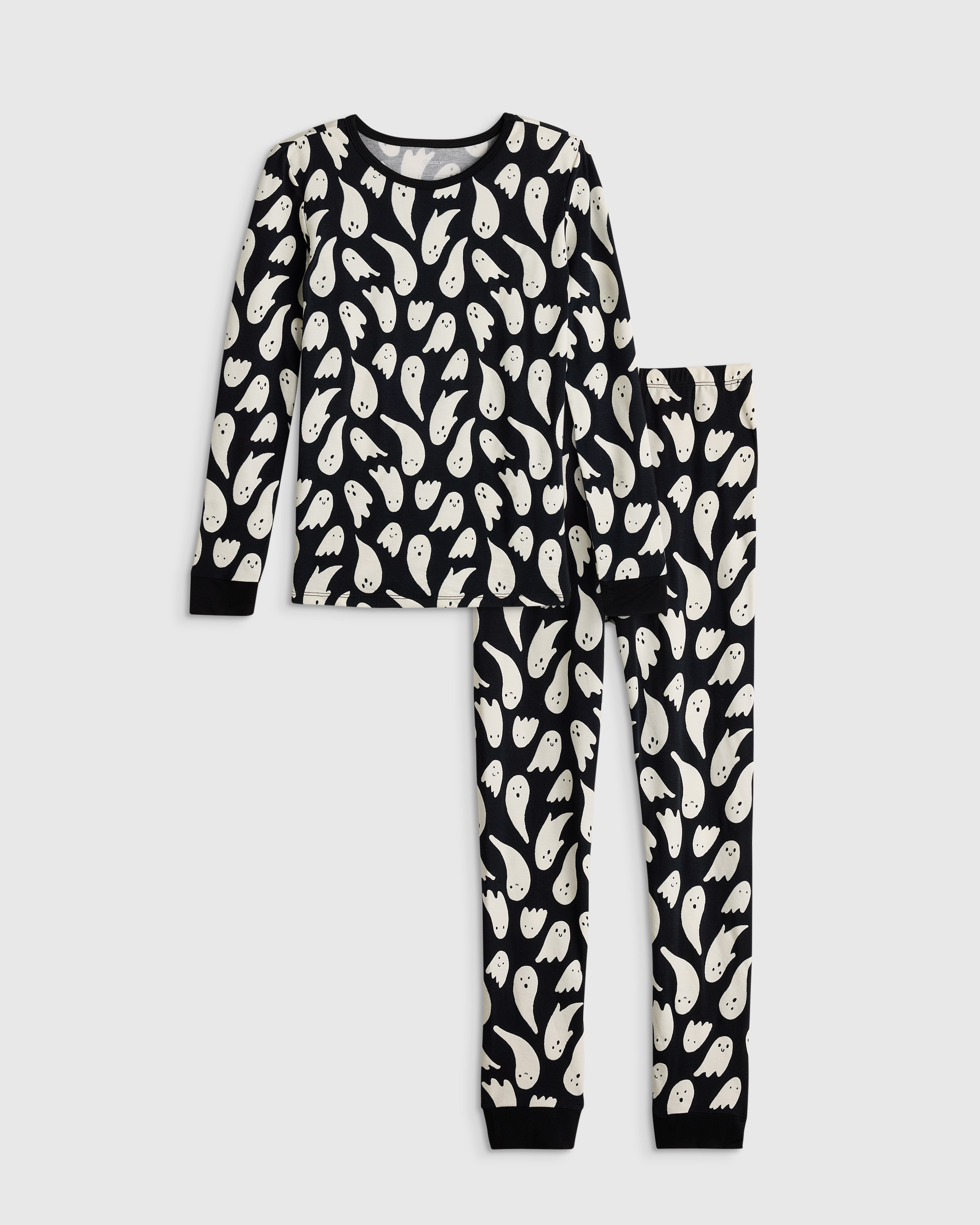 Quince | Bamboo Long Sleeve Pants Pajama Set in Celestial Dreams, Size 8 | Quince