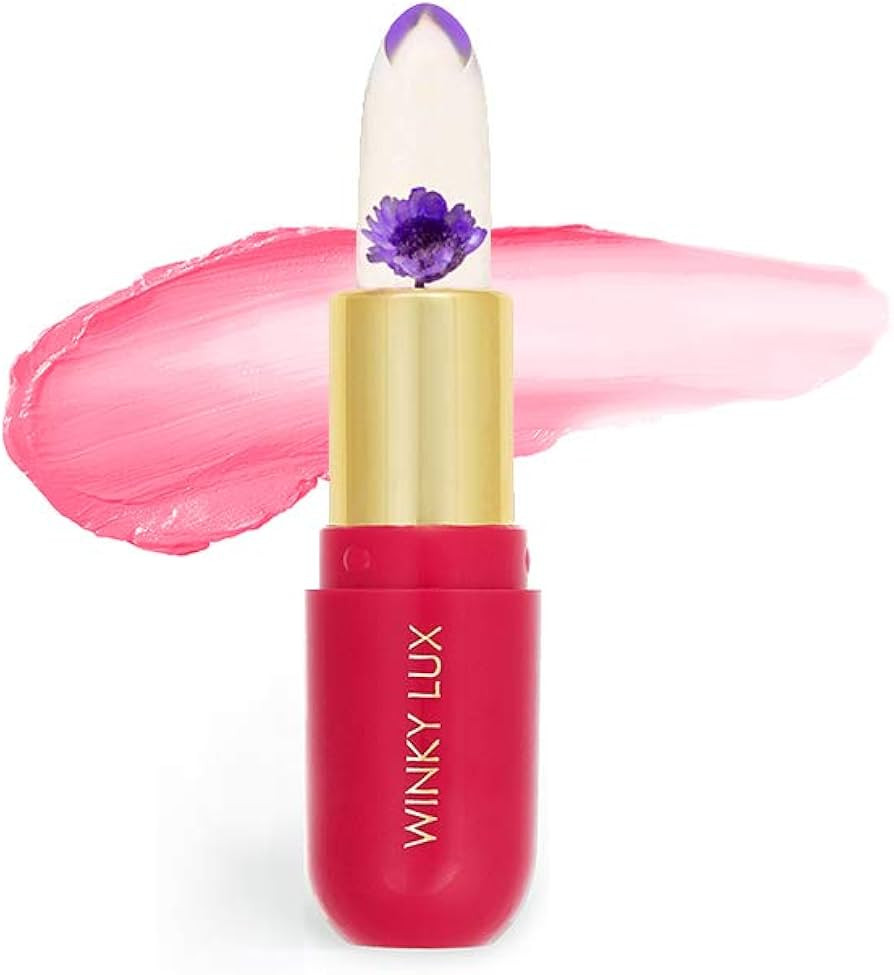 Winky Lux Flower Balm, Vegan Lip Balm and Lip Stain, pH Color Changing Lipstick, Vanilla Scented ... | Amazon (US)