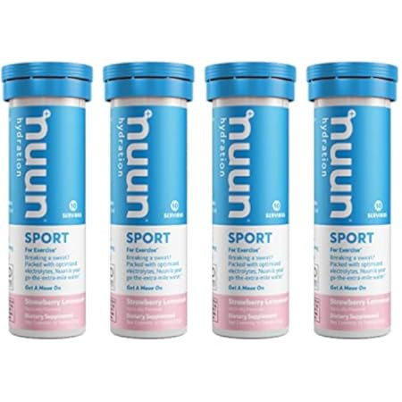 Nuun Hydration Nuun Active - Strawberry Lemonade - Case of 8 - 10 Tablets | Amazon (US)