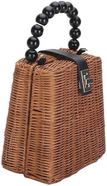 Clutch Purse Summer Purses And Handbags Straw Bag For Women Wicker Purse Bamboo Beach Bag Handwov... | Amazon (US)