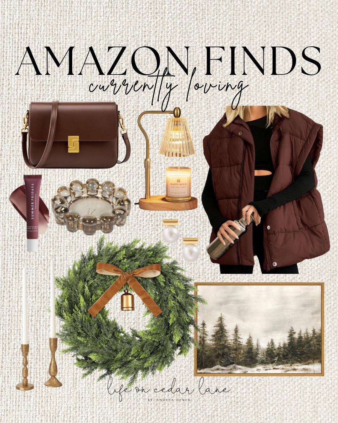Amazon finds I’m loving right now! Cozy puffer vests, festive decor and more! 

#amazonfinds #amazondecor #amazonfashion

#LTKHome #LTKHoliday #LTKSeasonal