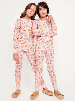 Gender-Neutral Graphic Snug-Fit Pajama Set for Kids | Old Navy (CA)