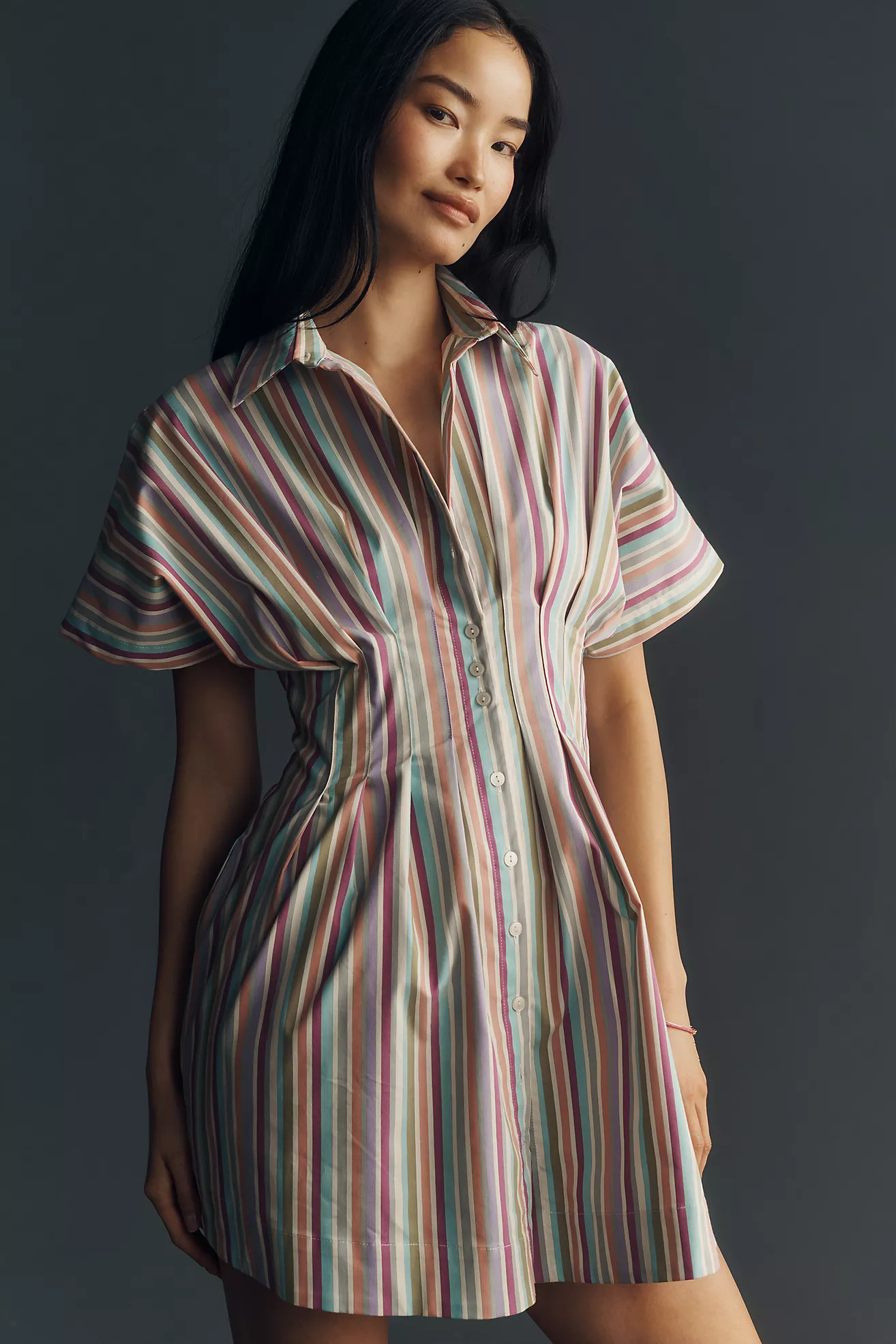 The Tobie Mini Shirt Dress by Exquise | Anthropologie (US)