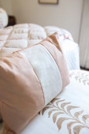 Luxury Panel Pillow Venetian Portico + White Dove | Truett Designs