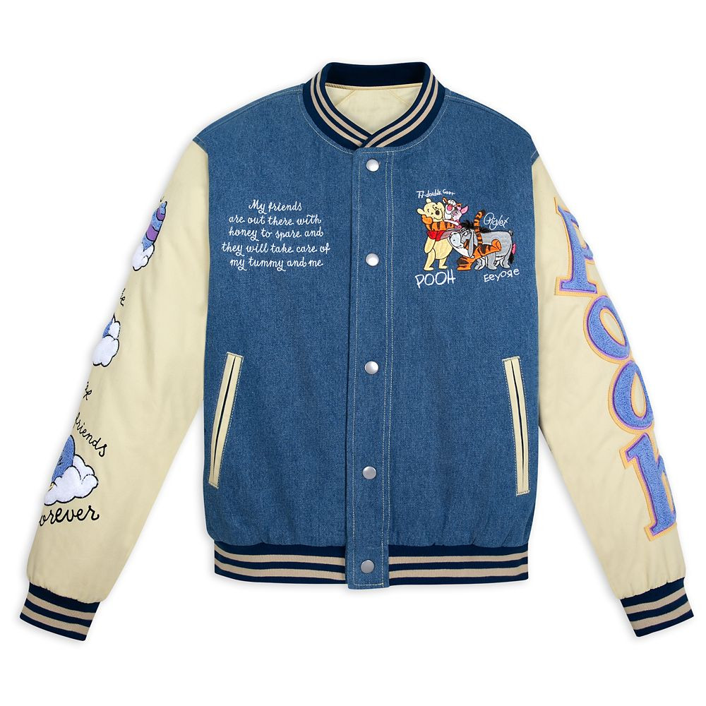 Winnie the Pooh Varsity Jacket for Adults | Disney Store