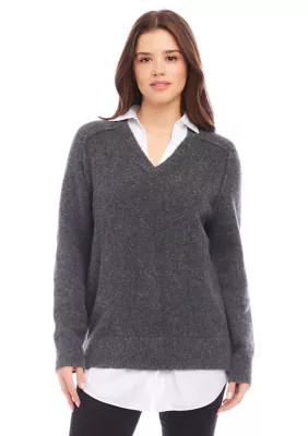 Karen Kane Women's Layered Sweater | Belk