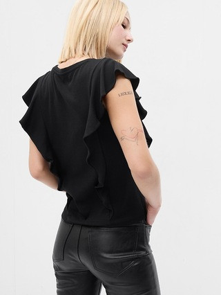 Modern Ruffle T-Shirt | Gap (US)