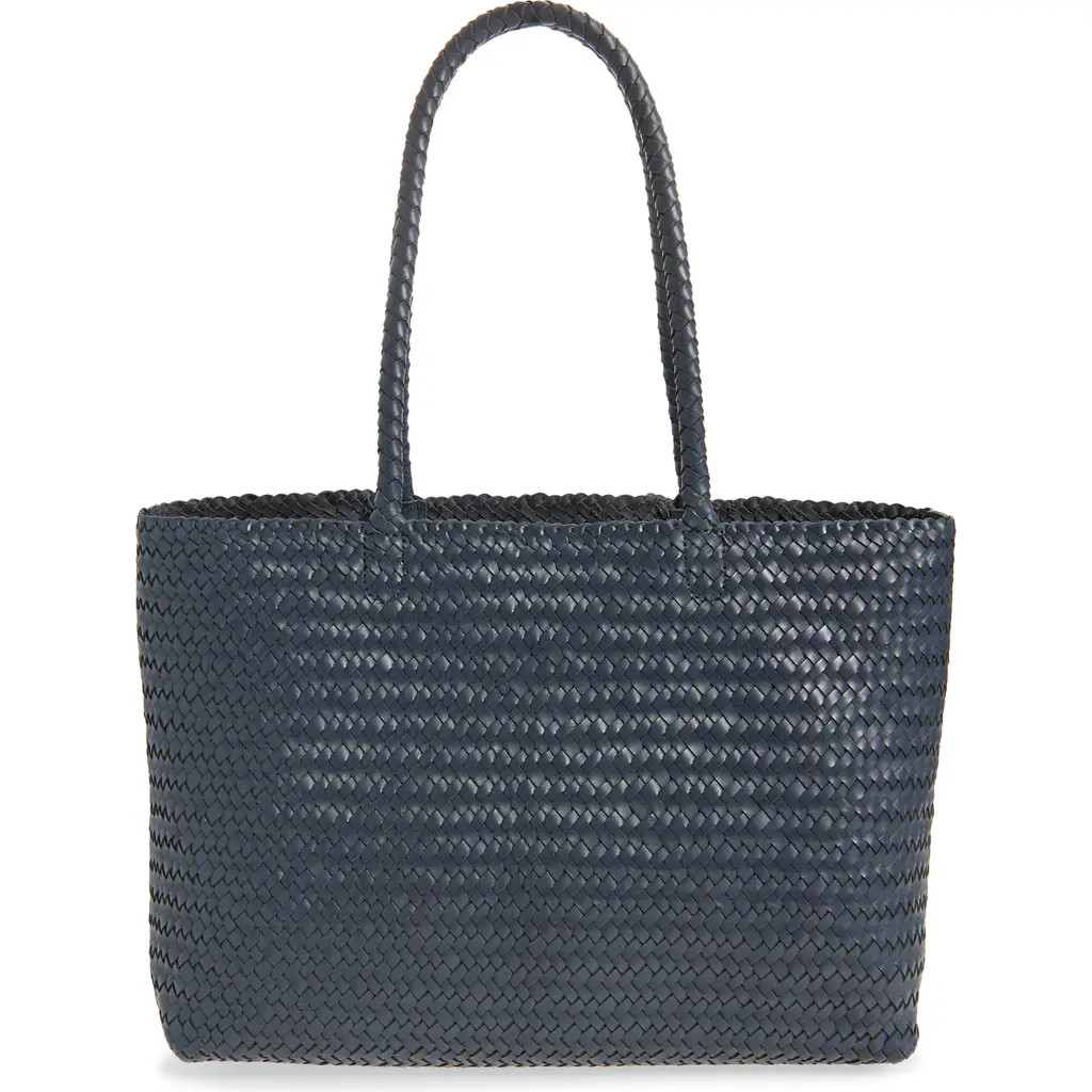 Madewell Handwoven Leather Tote in Nighttime at Nordstrom | Nordstrom