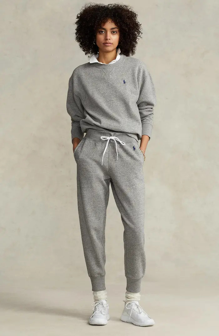 Polo Ralph Lauren Logo Embroidery Cotton Blend Sweatshirt | Nordstrom | Nordstrom