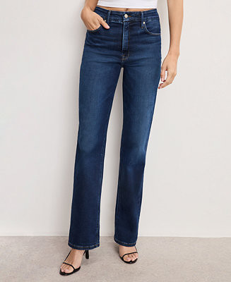 Women's Soft Tech Good True Straight-Fit Jeans, Regular & Plus Size | Macy's
