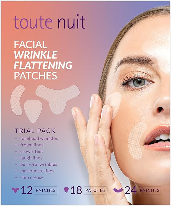 Toute Nuit Wrinkle Patches – Trial Pack – Face Tape for Forehead, Eyes & Mouth – Hypoallerg... | Amazon (US)
