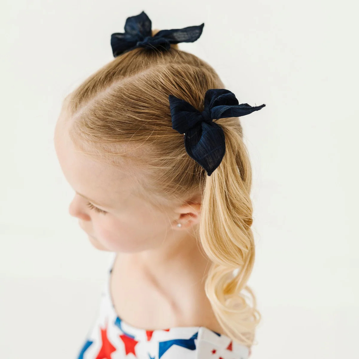 Blue Woven Piggy Clip | Bums & Roses