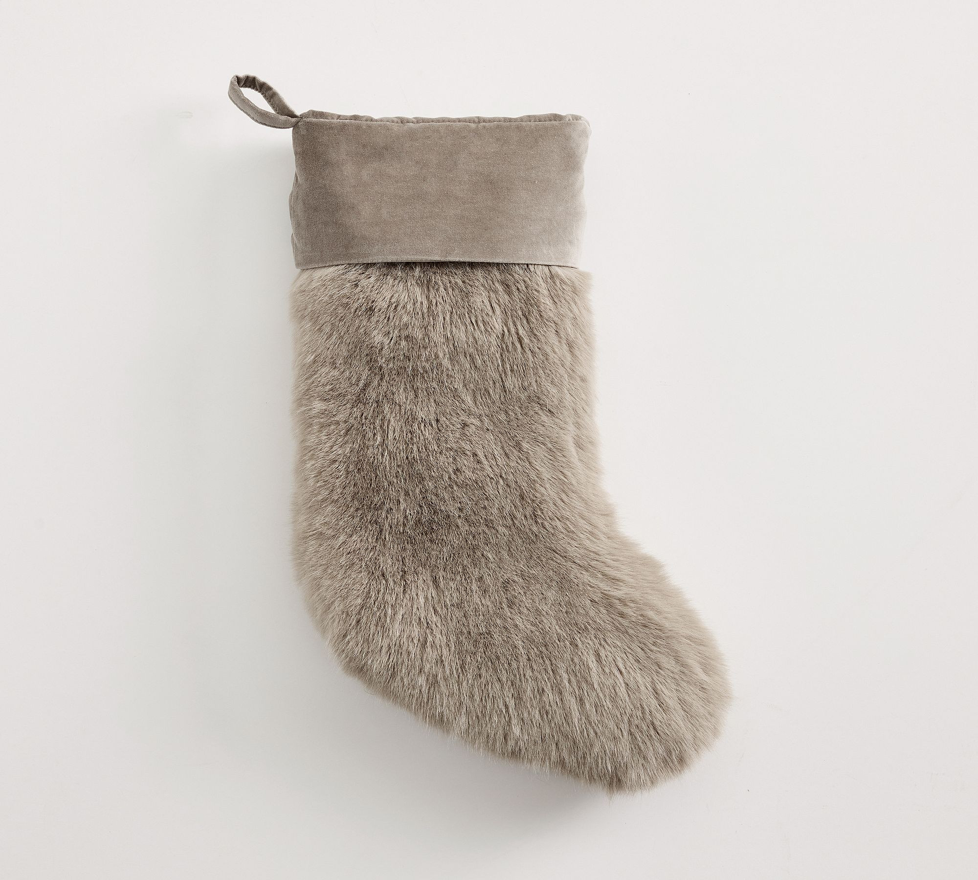 Mink Faux Fur Stocking | Pottery Barn (US)