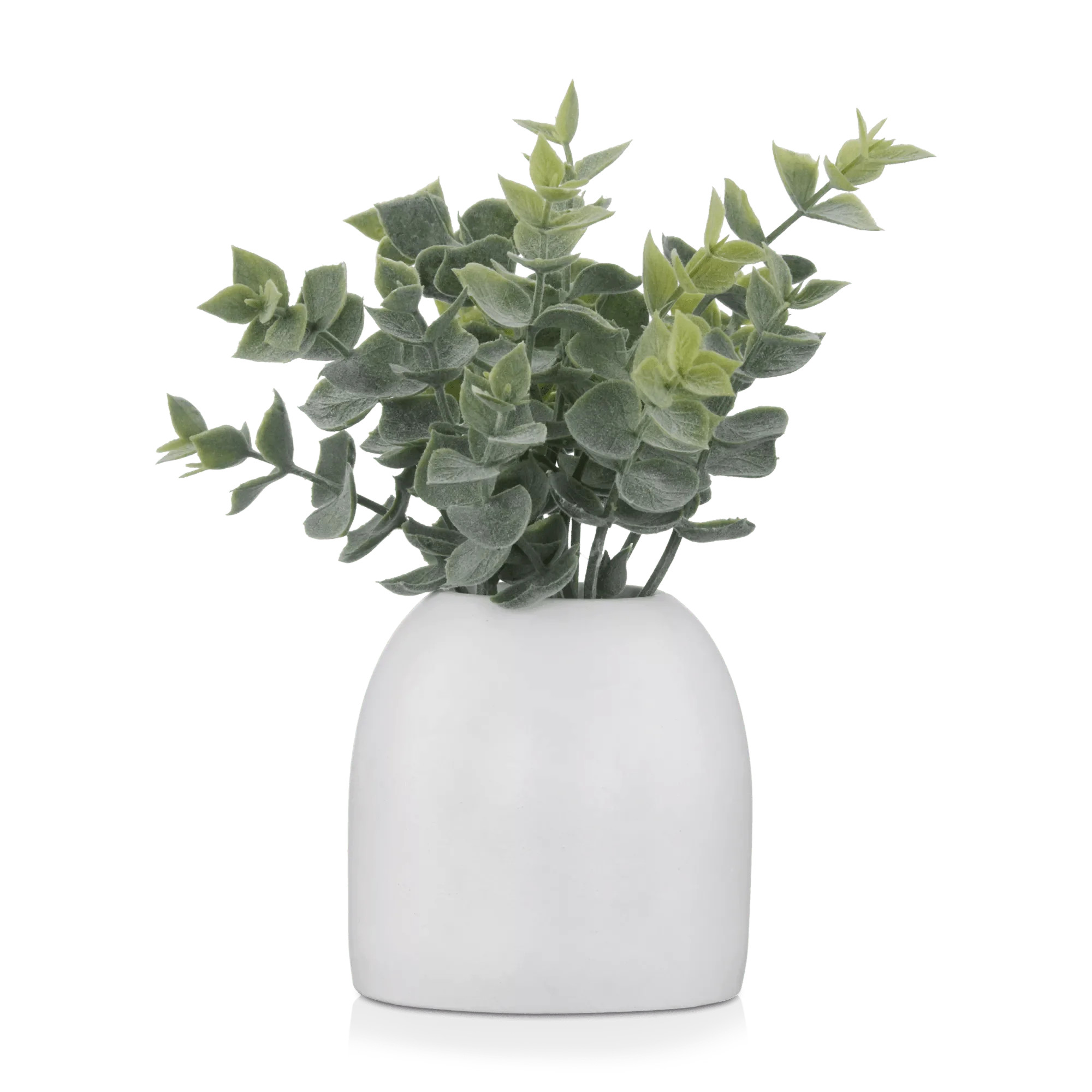 Bouclair Green Artificial Eucalyptus in Ceramic Pot | Walmart (CA)