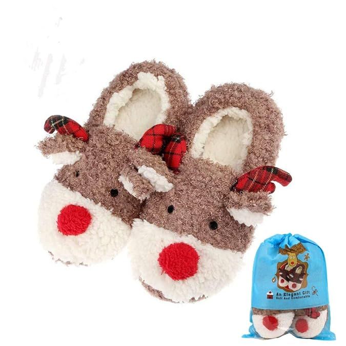Puhibuox Slippers for Women, Mom, Teen Girl, Girlfriend, House Cute Animal Slippers for Christmas... | Amazon (US)