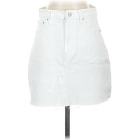 Gap Denim Skirt: White Solid Pattern Bottoms - Size 2 | ThredUp (US)