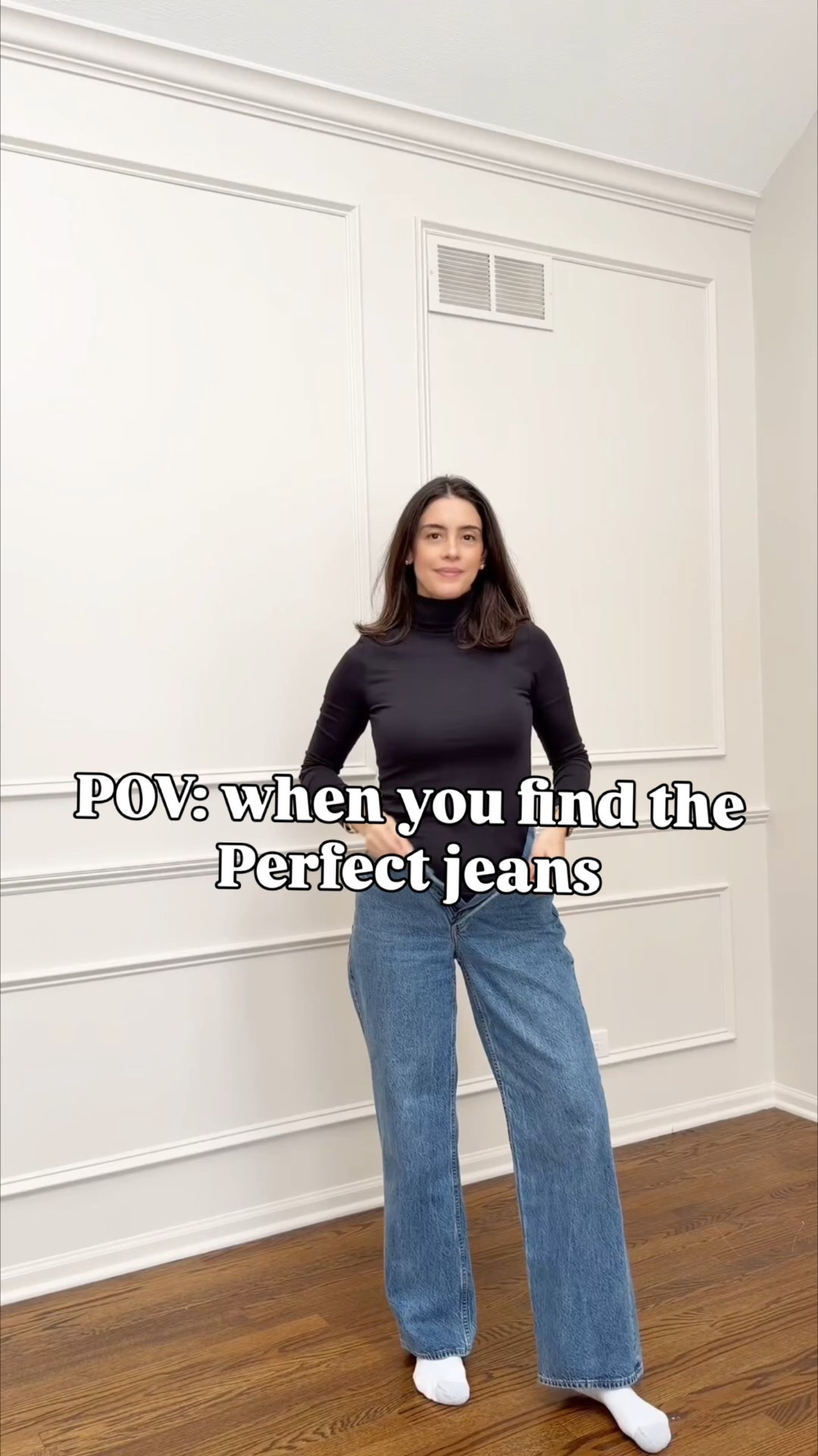 When you find the perfect loose jeans 🤍 I love this style because it’s so comfortable yet looks chic when paired with a fitted top. I went with my true size (27R — I’m 5'6"), but size down if you prefer a more fitted look. 

Abercrombie jeans | winter casual outfit | quince cashmere sweater (size Small)
Aritzia blazer 

#LTKFindsUnder100 #LTKFindsUnder50 #LTKSeasonal