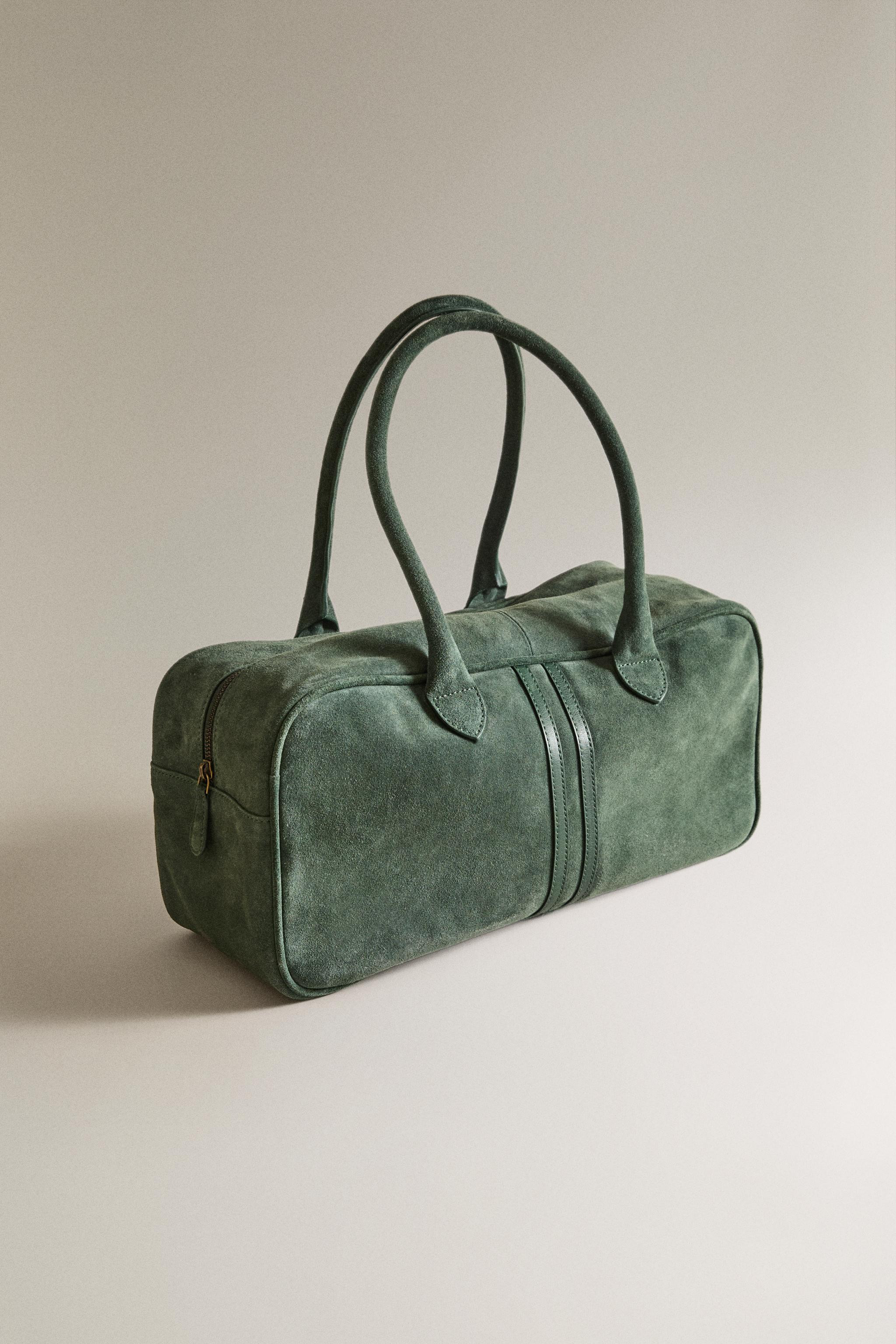 SAC EN CROÛTE DE CUIR | Zara FR
