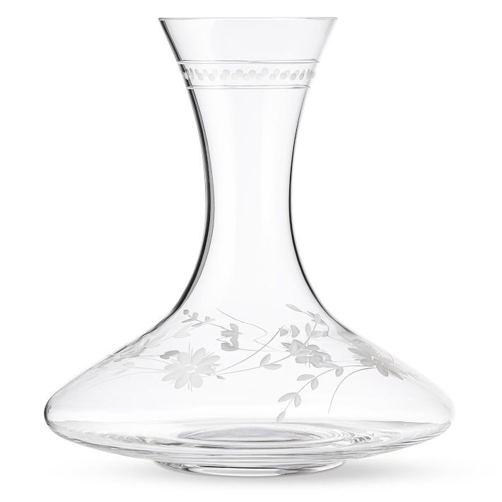 Vintage Etched Wine Decanter | Williams-Sonoma