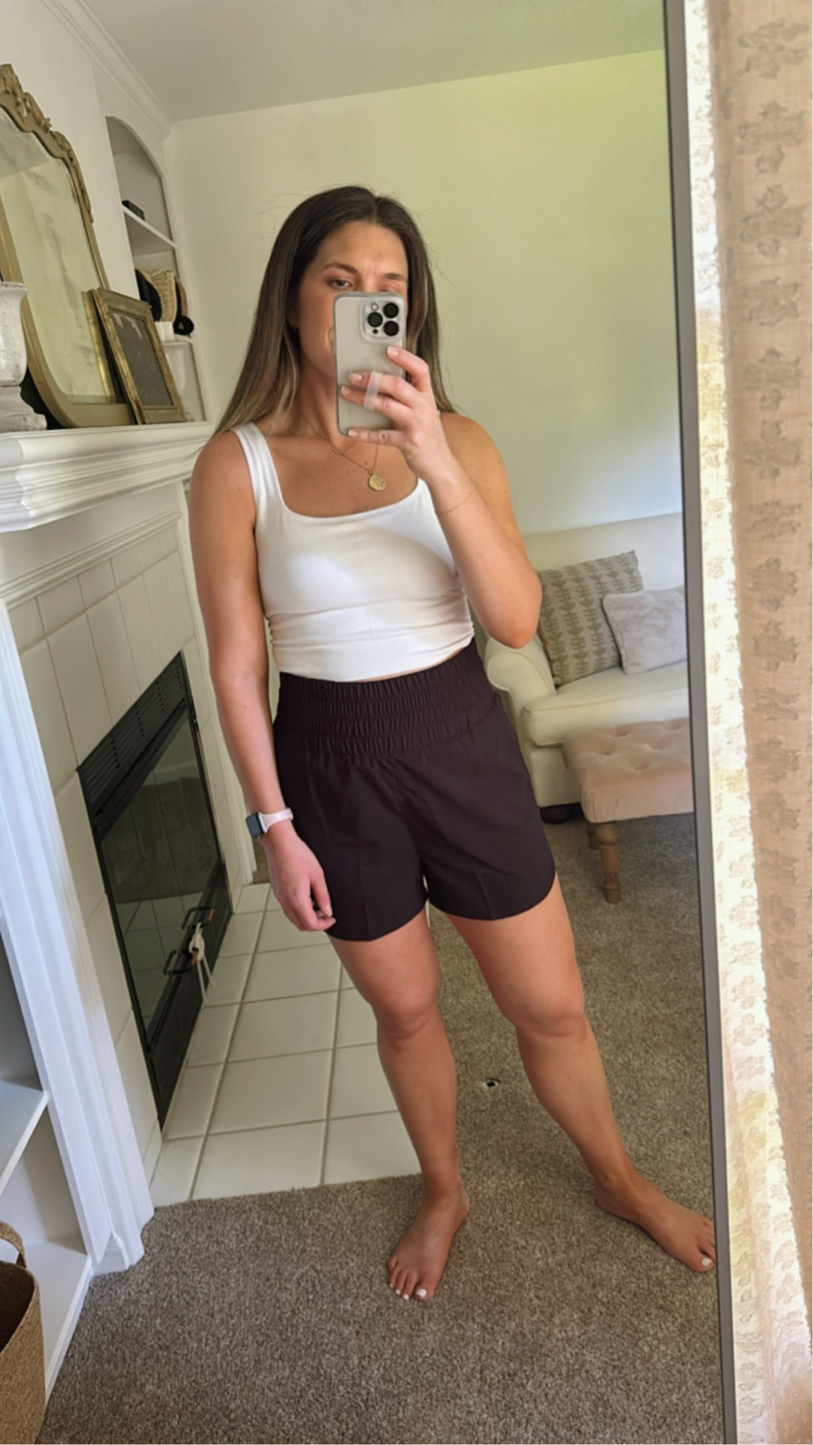 Nike shorts. Activewear. Mom outfit. Mom style. Summer outfit. Spring outfit. Black shorts. Nordstrom. High waisted. Everyday outfit. Street style. Casual. Outdoor outfit. Active outfit  

#LTKStyleTip #LTKActive #LTKMidsize