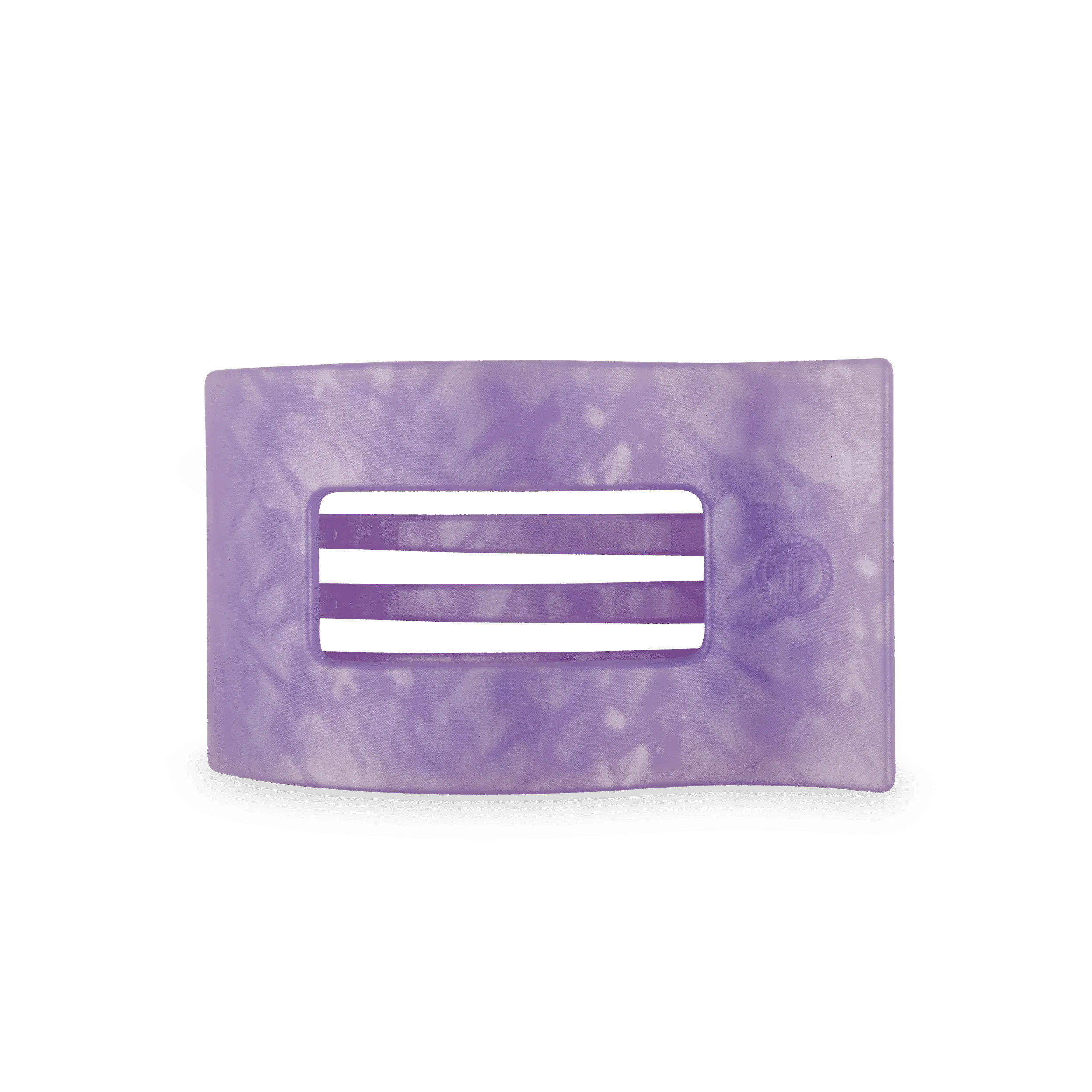 Lavender Mist Medium Flat Rectangle Hair Clip | TELETIES