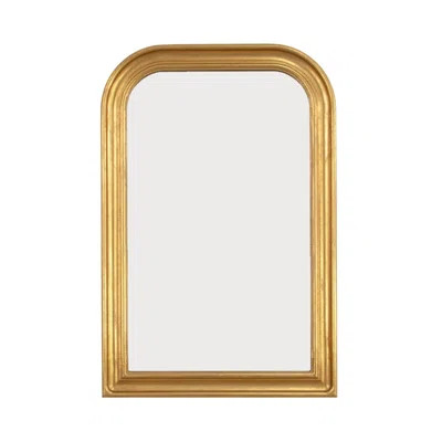 Ova Gold Leaf Louis Philippe Mirror | Wayfair North America