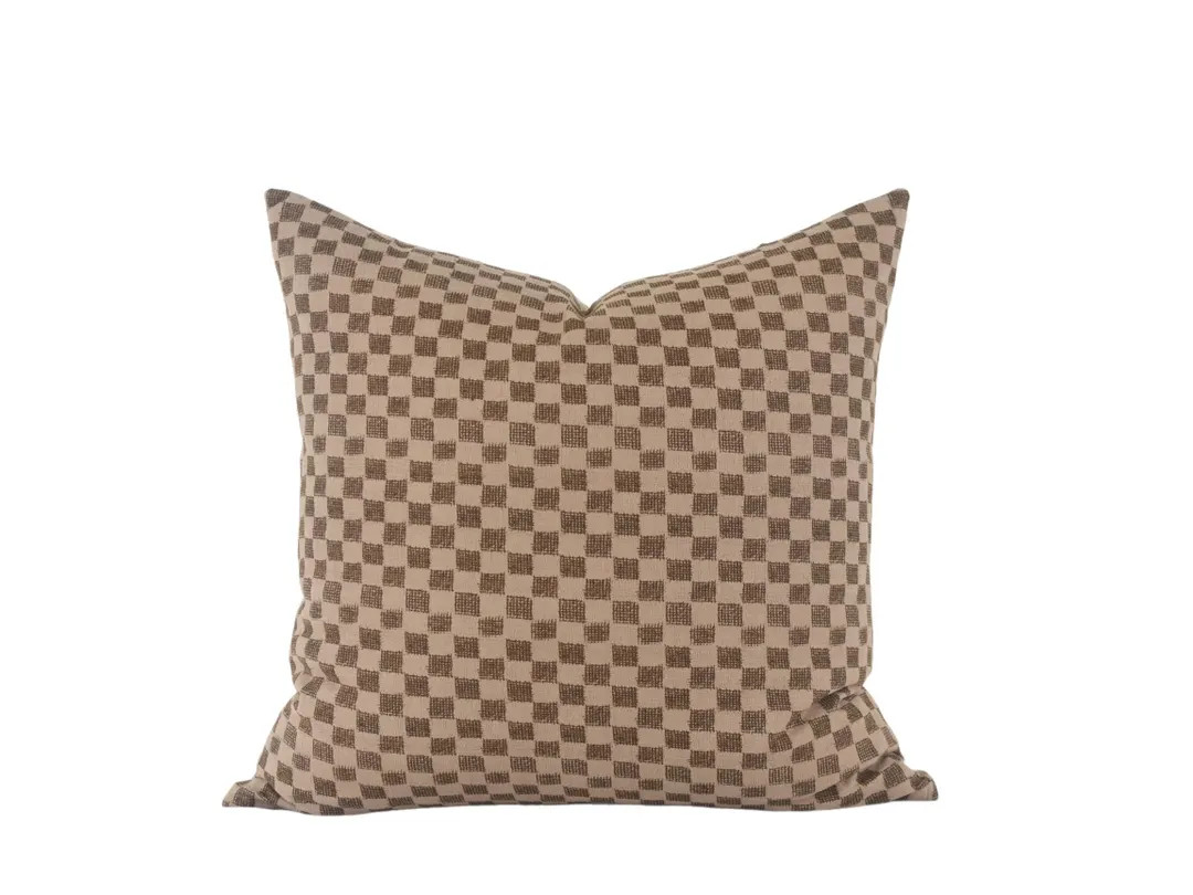 MARNIE PILLOW Printed Cotton Pillow, Fall Pillow, Spring Pillow, Pattern Pillow, Linen Pillow, Lo... | Etsy (US)