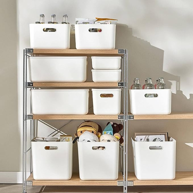 Non-Printed Storage Box Simple Wardrobe Storage Box Desktop Sundries Storage Portable dust-Resist... | Amazon (CA)