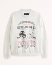 Vintage Super Bowl Graphic Crew Sweatshirt | Abercrombie & Fitch (US)