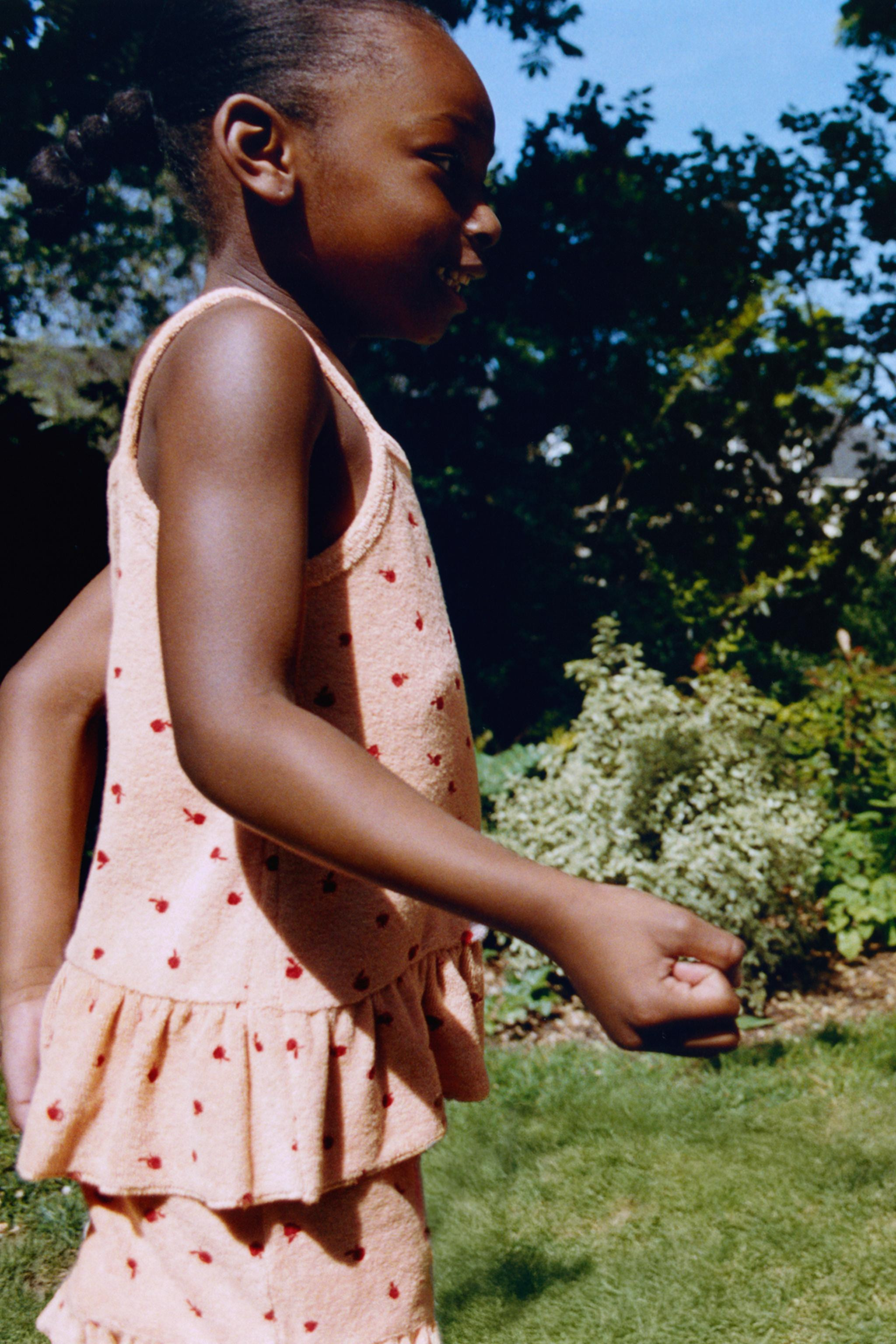 CHERRY TOWELLING T-SHIRT AND BERMUDA SHORTS SET | Zara UK