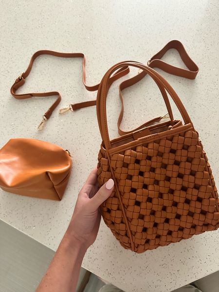 Anthropology bag that comes w mini pouch and 2 straps! 

#LTKFindsUnder100 #LTKGiftGuide #LTKTravel