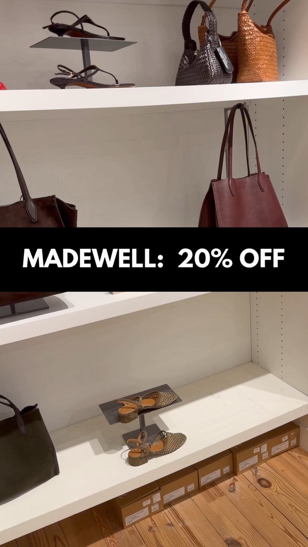 Exclusive SALE at MADEWELL ‼️ Tap any photo to copy the Promo Code + score 20% OFF your total purchase!!! Loving the new Handbags!!

#LTKxMadewell #LTKSaleAlert 
https://liketk.it/6kXLD

#LTKWorkwear #LTKTravel #LTKootd