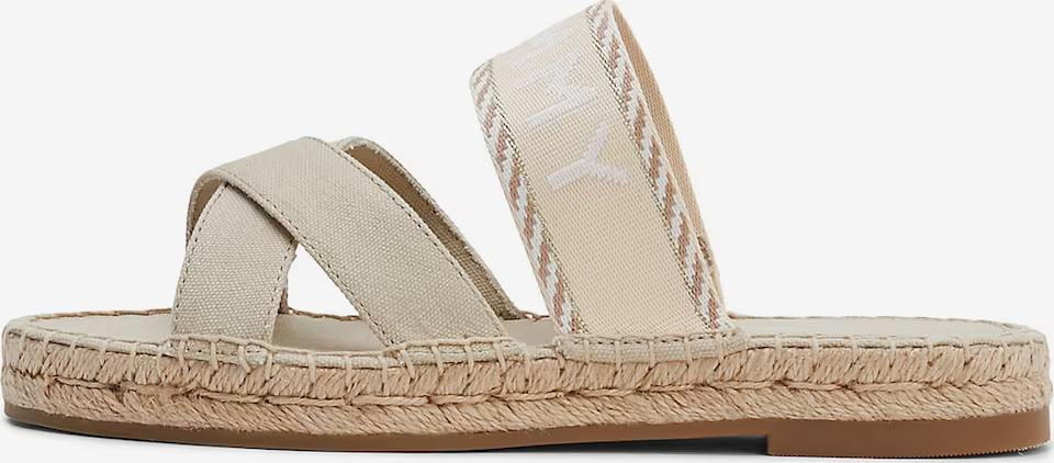 TOMMY HILFIGER Pantolette in Kitt | ABOUT YOU (DE)