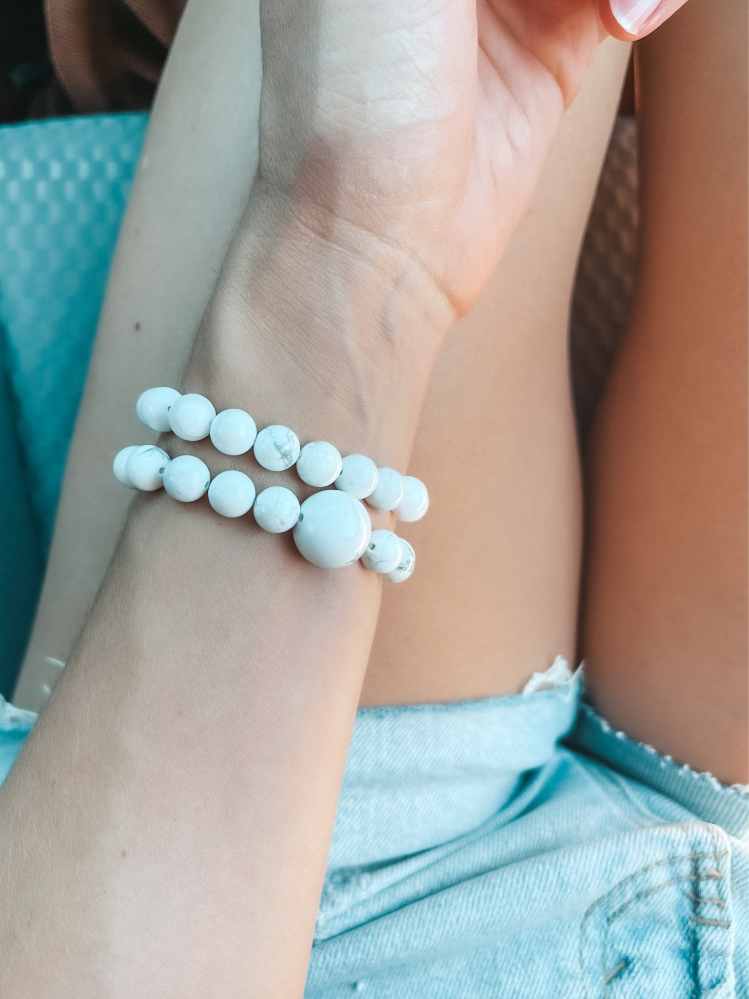 Motion sickness bracelets. 💗 The size is customizable and the large bead puts pressure on the certain point on your wrist. These really do help. I wear mine when I’m a passenger in the car on 1+ hour trips. 

Travel bracelets. Pressure point bracelets. Road trip must haves. Travel must haves. Amazon finds. #jenniferxerin #stylewithjen #travelwithjen #roadtrips

#LTKfindsunder50 #LTKfamily #LTKtravel