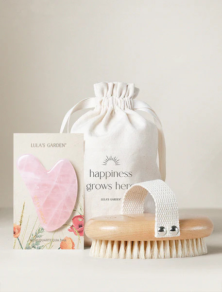 Mother's Day Dry Brush & Gua Sha | Lula's Garden
