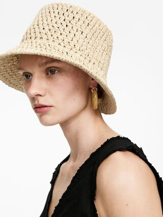 Straw Bucket Hat – Beige – Women – ARKET GB | Arket UK