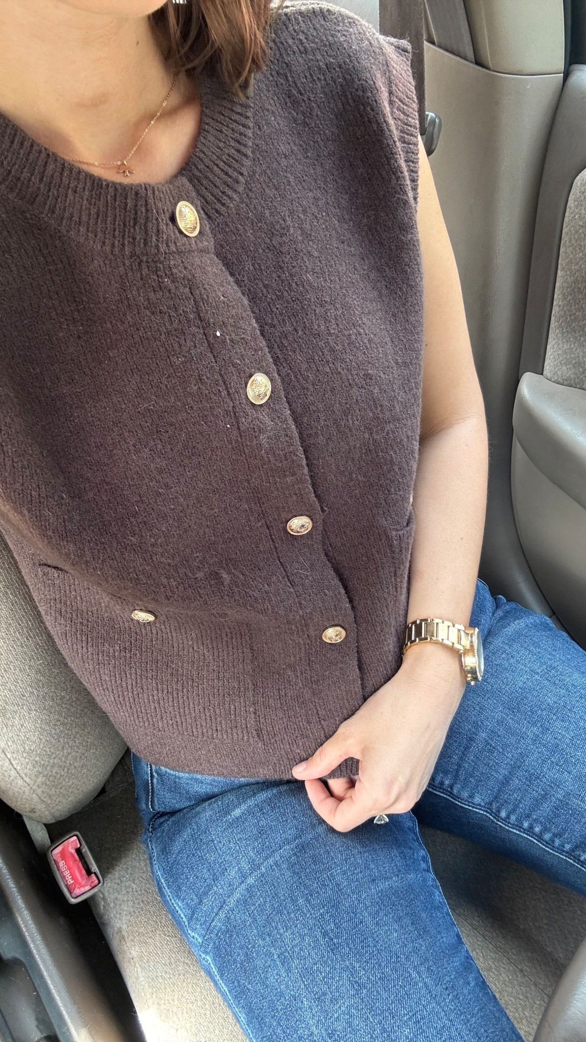 My favorite color to wear all fall season 🤎

brown sweater, sweater vest outfits, jeans, denim, fall denim, dark wash denim, date night outfit, fall outfit, fall date night 

#LTKSaleAlert #LTKFindsUnder100 #LTKSeasonal