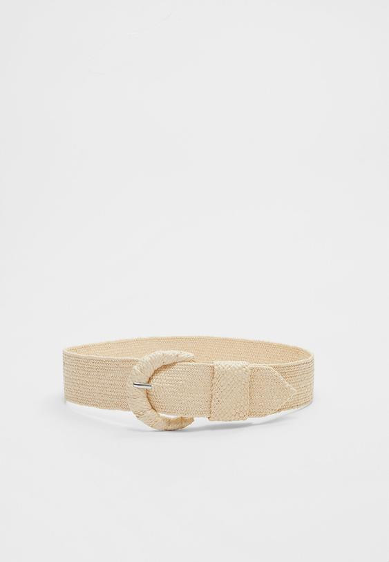 Basic raffia belt | Stradivarius (UK)