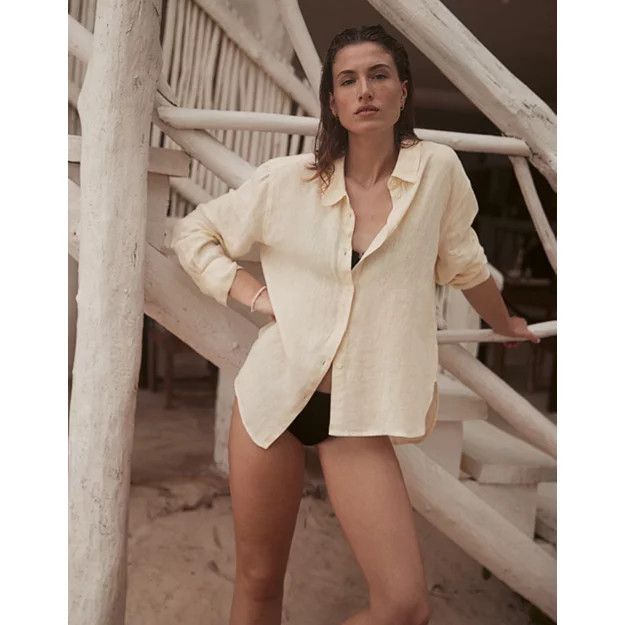 Linen Oversized Shirt | Tops & T-Shirts | The  White Company | The White Company UK & ROW