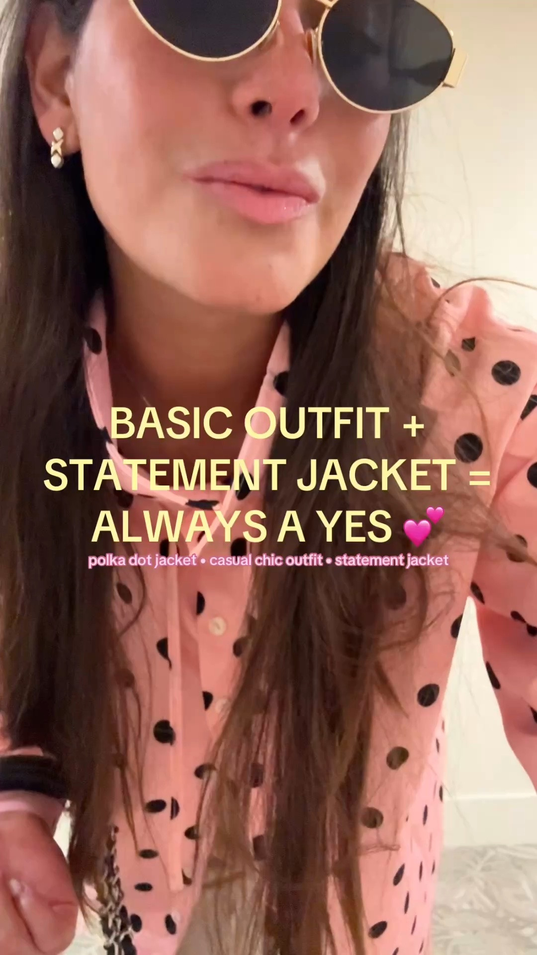 fall fashion hauls YOUR SIGN TO STOP BUYING BORING JACKETS 🎀

Because sometimes the outfit really is just wide-leg pants + sneakers… and ONE piece that does all the work. 👀

This pink polka-dot jacket instantly turned simple basics into an outfit I actually want to wear. Add sunnies + a black bag and we’re done. 💕🖤

Perfect for casual days, travel, weekend plans or when you want comfortable without looking boring.

Comment PINK and I’ll send you the outfit links 💌

pink jacket | polka dot jacket | statement jacket | casual chic outfit | wide leg pants outfit | sneaker outfit | everyday outfits | weekend outfit | elevated casual style | women over 30 fashion | outfit ideas

#PolkaDots #PinkOutfit #CasualChic #OutfitIdeas #EverydayStyle

#LTKSaleAlert #LTKMidsize #LTKootd
