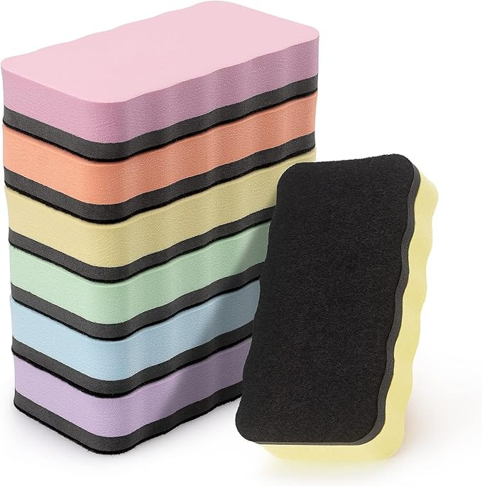 Magnetic Whiteboard Eraser, Dry Eraser Board Erasers, Dry Erasers for White Board, Whiteboard Era... | Amazon (US)