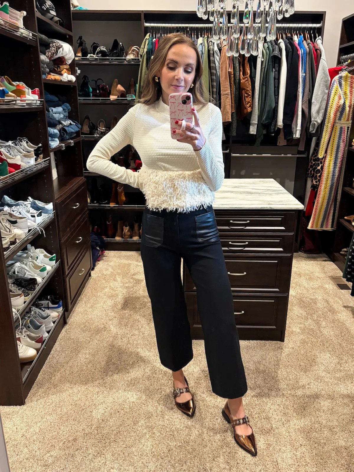 Holiday winter glam look with @anthropologie 

#LTKStyleTip #LTKHoliday #LTKSeasonal