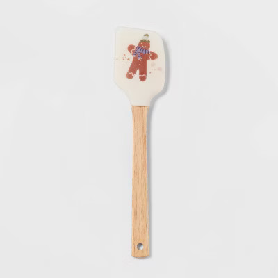 Silicone Gingerbread Man Spatula with Wood Handle - Wondershop™ | Target