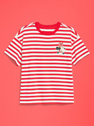Old Navy x Disney Minnie Mouse Vintage Crew-Neck Striped T-Shirt for Women | Old Navy (US)