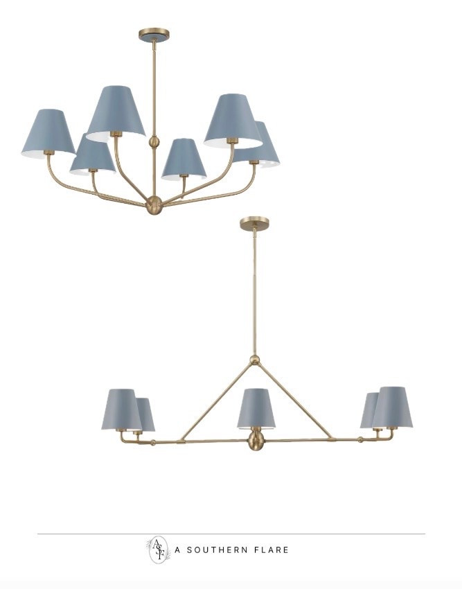 Adding a touch of elegance to your space with these beautiful chandeliers. Perfect for any room. #HomeDecor #Lighting