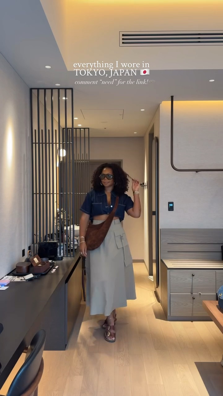 My Tokyo OOTDs |  I am 5’9 • 200 lbs wearing size 10 & medium for the dresses and jacket, 14 in the denim jeans, XL in white shirt dress and b&w pants, large in bodysuit 

#LTKmidsize #LTKstyletip #LTKtravel
