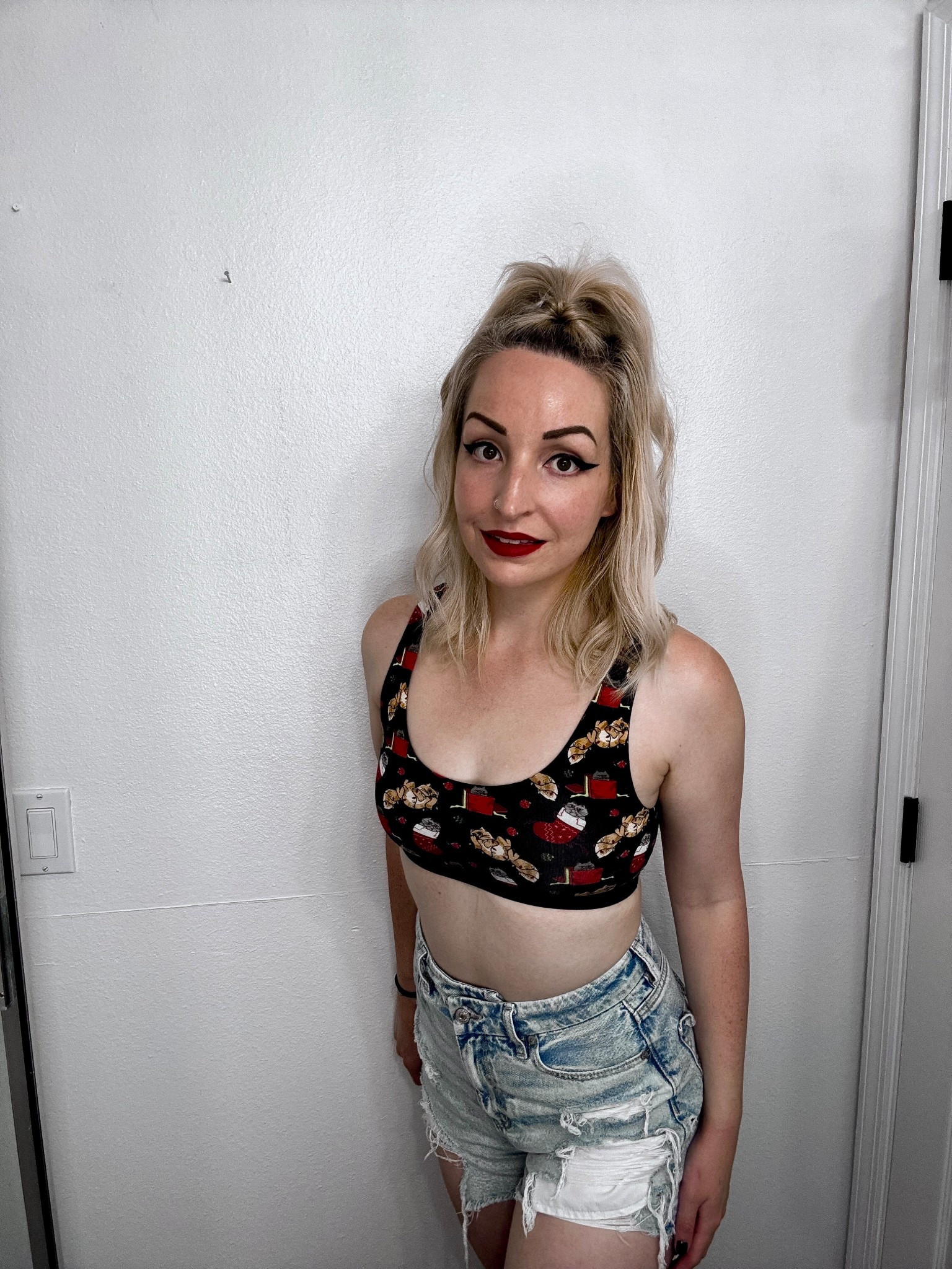 Festive fits start with cute basics. This MeUndies bralette is buttery soft and the holiday print is everything. MeUndies is 60% off right now so go get it! 

#LTKdayinmylife #LTKHoliday #LTKCyberWeek