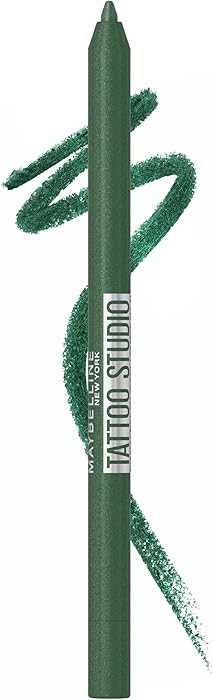 Maybelline Tattoo Studio Sharpenable Gel Pencil Waterproof Eyeliner, Long-Lasting Eyeliner With S... | Amazon (US)