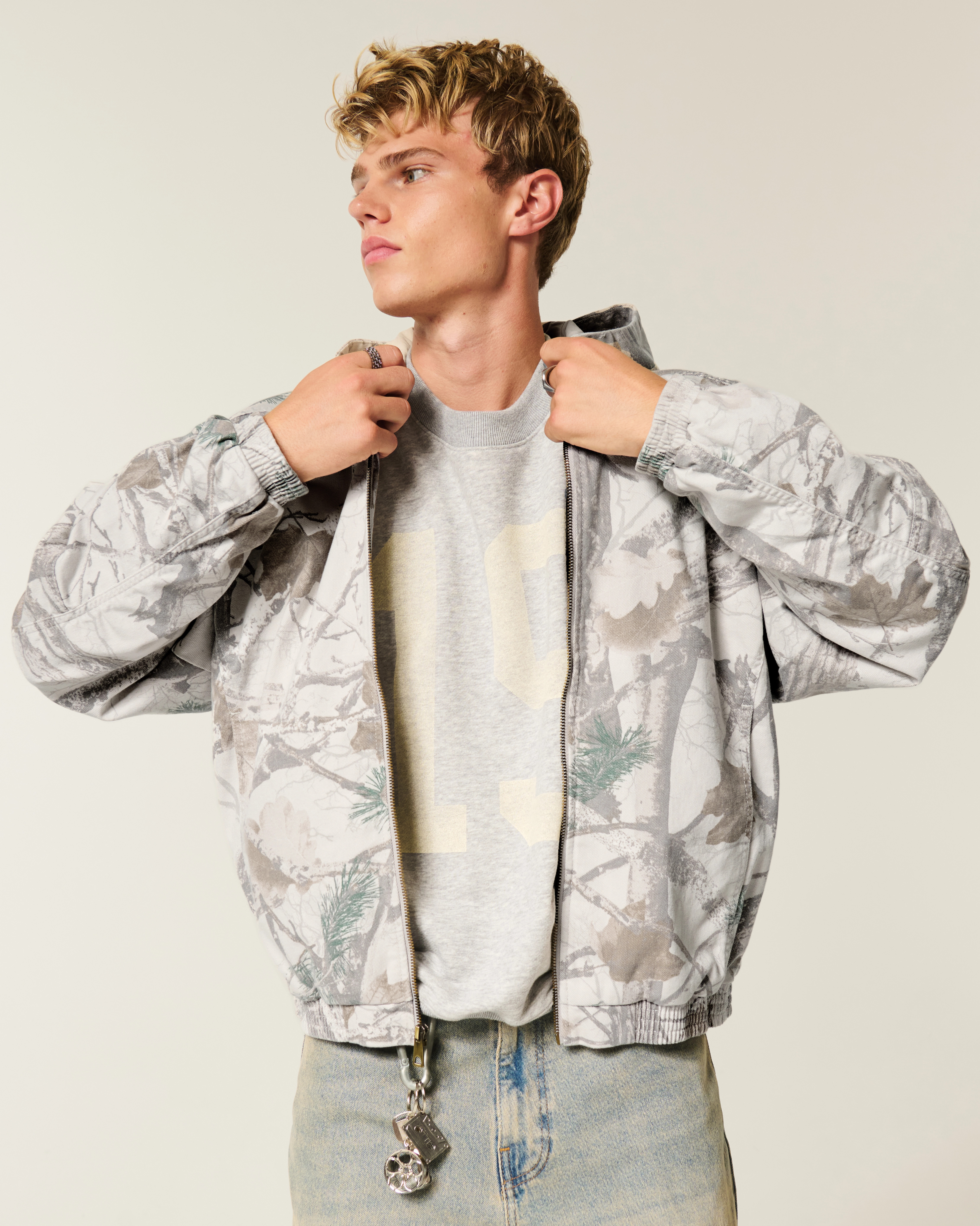 Camo Skater Jacket | Hollister (US)