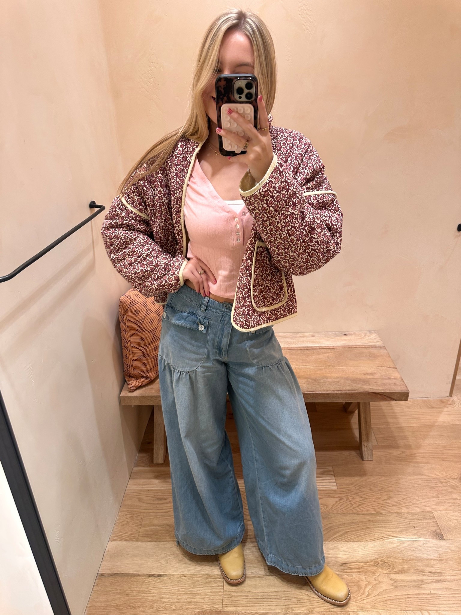 finally got the lotus jean 🪷 and im obsessed!! paired it with my favorite quilted printed jacket. so pink today 💗 

valentine’s day, comfortable jeans


#freepeople #urbanoutfitters #denim #anthropologie #styleinspo #employee #summer #spring #LTKfindsunder100 #LTKmostloved #LTKSPRINGSALE #LTKfestival #LTKseasonal #LTKStyleTip #concert #ltkbacktoschool #urbn #comfy #LTKsalealert #instagram #LTKactive #LTKfitness #lounge #LTKworkwear #LTKtravel #everyday



#LTKdayinmylife #LTKValentine #LTKootd